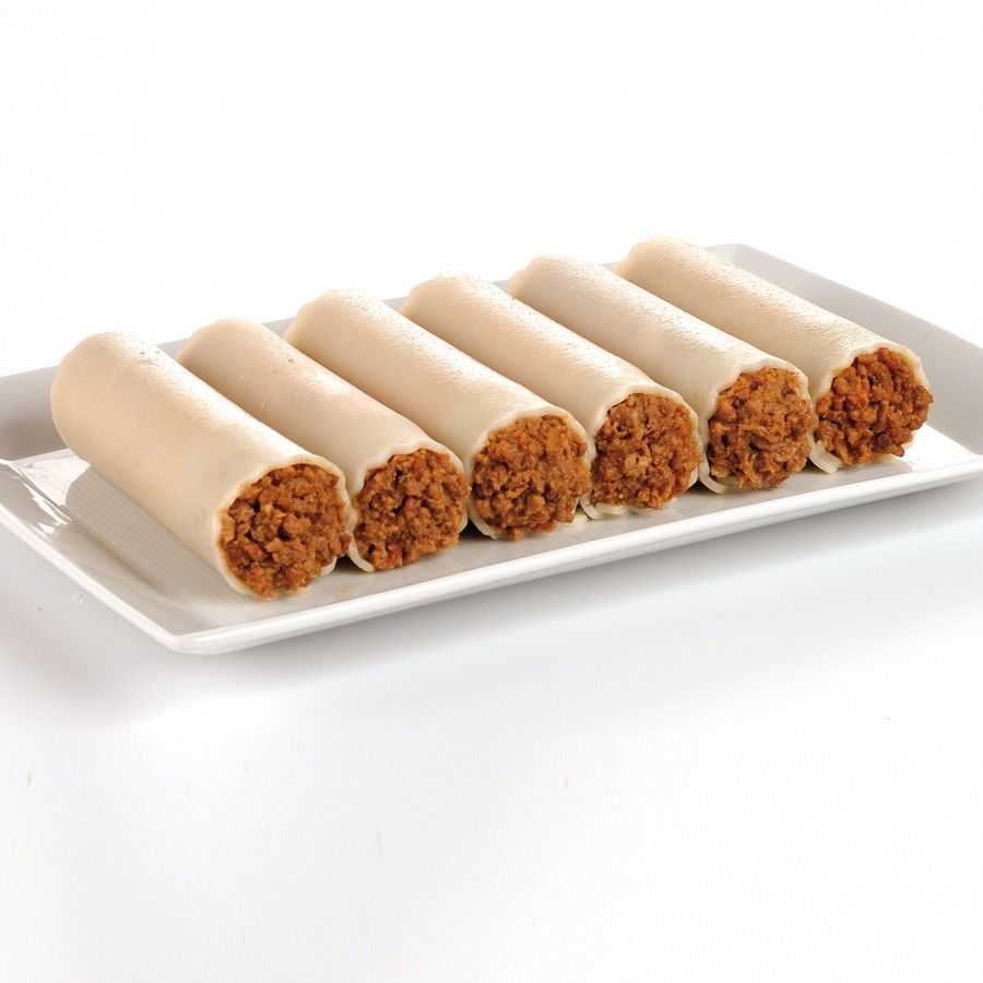 Canelones Carne Frinca S/B 120Und./Caja 4X1.2Kg.