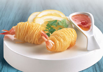 Langostino Patata Crujiente Envuelto 16x250g