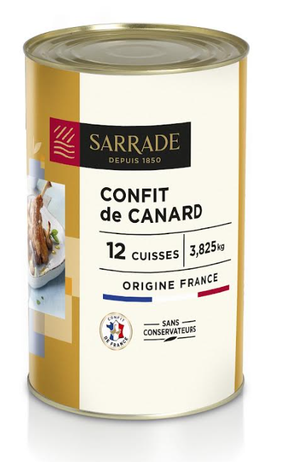 Confit De Pato 12 U Lata Sarrade [3un/caja][vta/unidad]