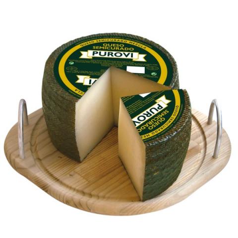 Queso Navidul-Purovi Semicurado V.C.O 3Kg/Aprox * [2 Ud/Caja] [Vta. Unidad] Campofrio