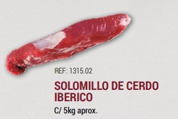 [1315.02] Solomillo De Cerdo Iberico Congelado -Enrique garcia-