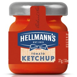[64813347] Hlm Mini Tarro Cristal Ketchup 33Ml [80 Ud/Caja] [Vta. Caja]