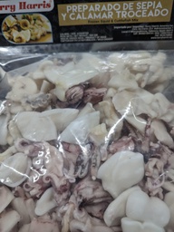 [1422] Preparado Sepia Y Calamar Troceado Torry Harris 6Un x 1kg [vta/caja]
